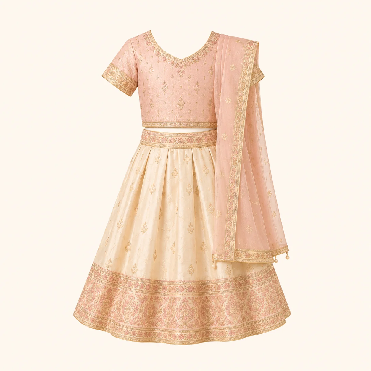 Pattu pavadai, made to measure.